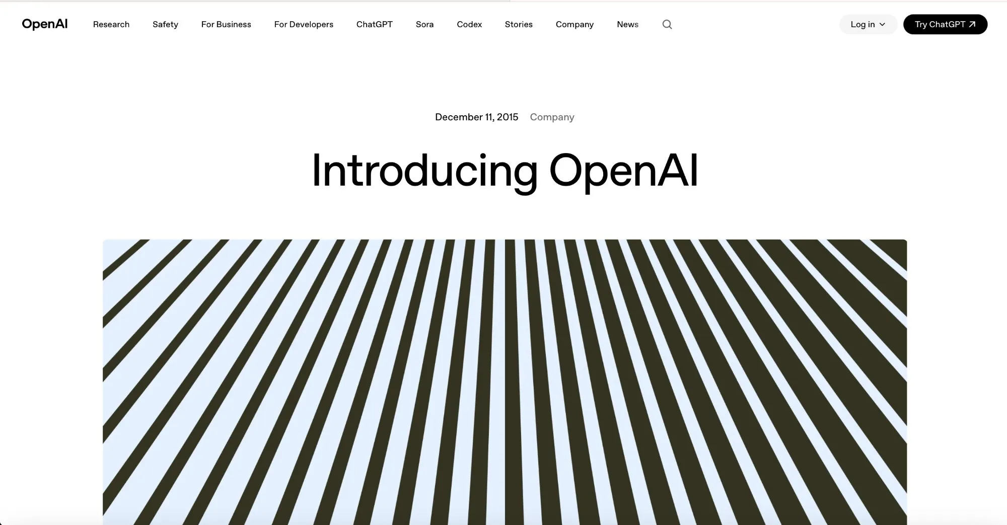 OpenAI founding blog post